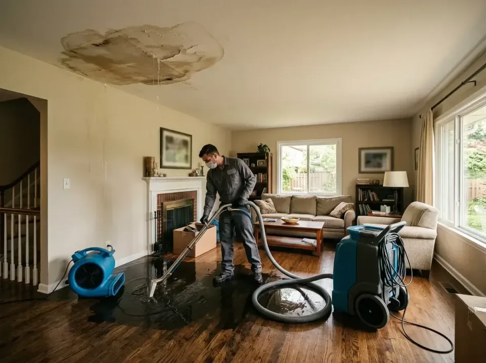 attic-pipe-burst-ceiling-drip-008 — frequently asked questions, Water Damage Restoration & Carpet Care in Lebanon South, PA